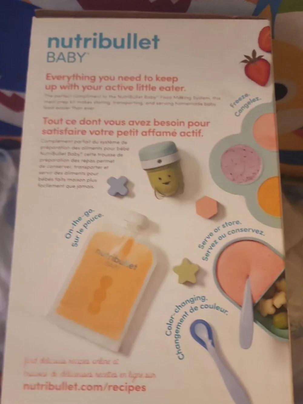 The NutriBullet Baby & Toddler Meal Prep Kit is a 16-piece set BRAND NEW